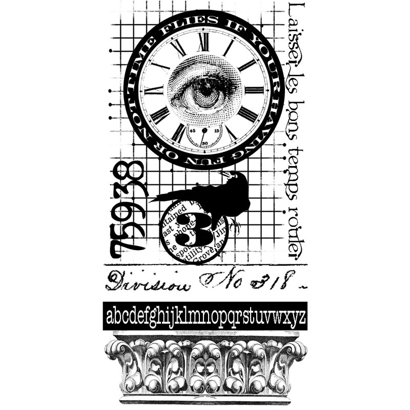 #1937 - Crow Eye Domino - Collage